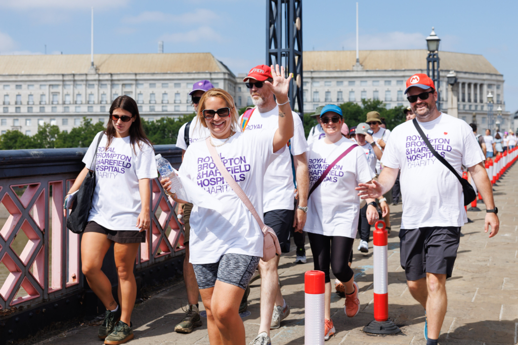Walkers on the 2025 London Bridges Walk